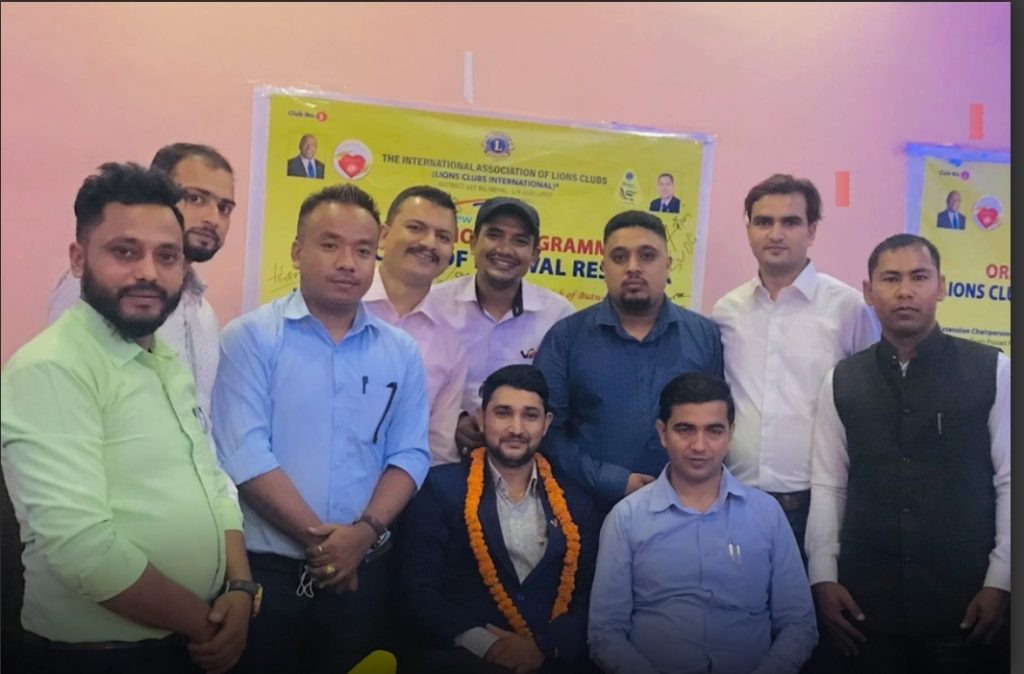 लायन्स क्लब अफ बुटबल रेसुङ्गाको संस्थापक अध्यक्षमा घिमिरे