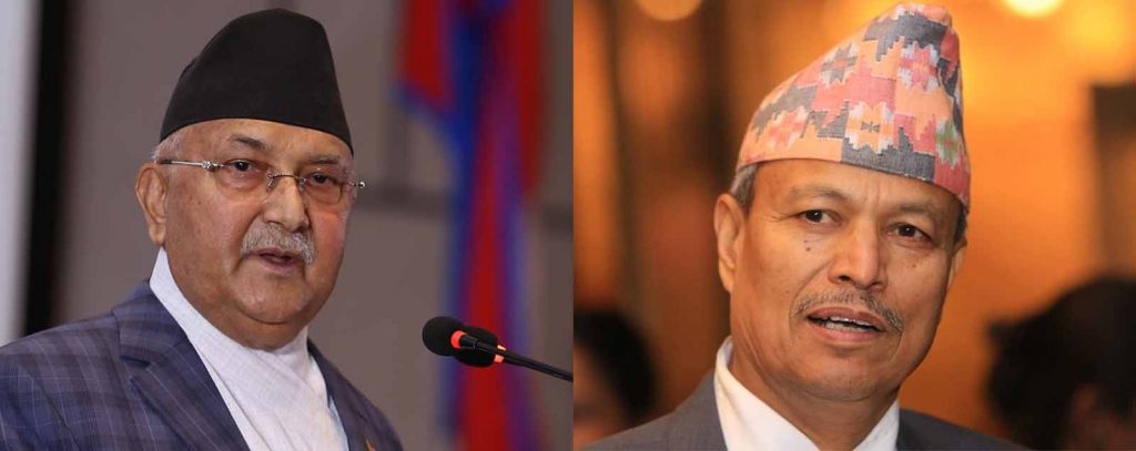 एमालेको १०औं महाधिवेशन : ओलीले ४सय मत ल्याउँदा रावलले ४२ लिए