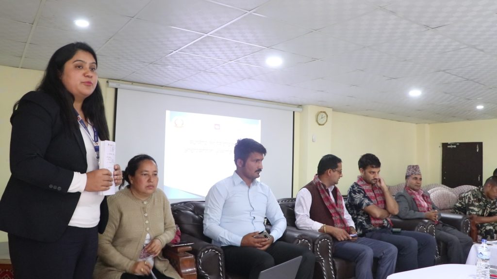 गुल्मीमा सन्चारकर्मी र निर्वाचन कार्यालय बिच आचारसंहिता विषयकमा अन्तरक्रिया