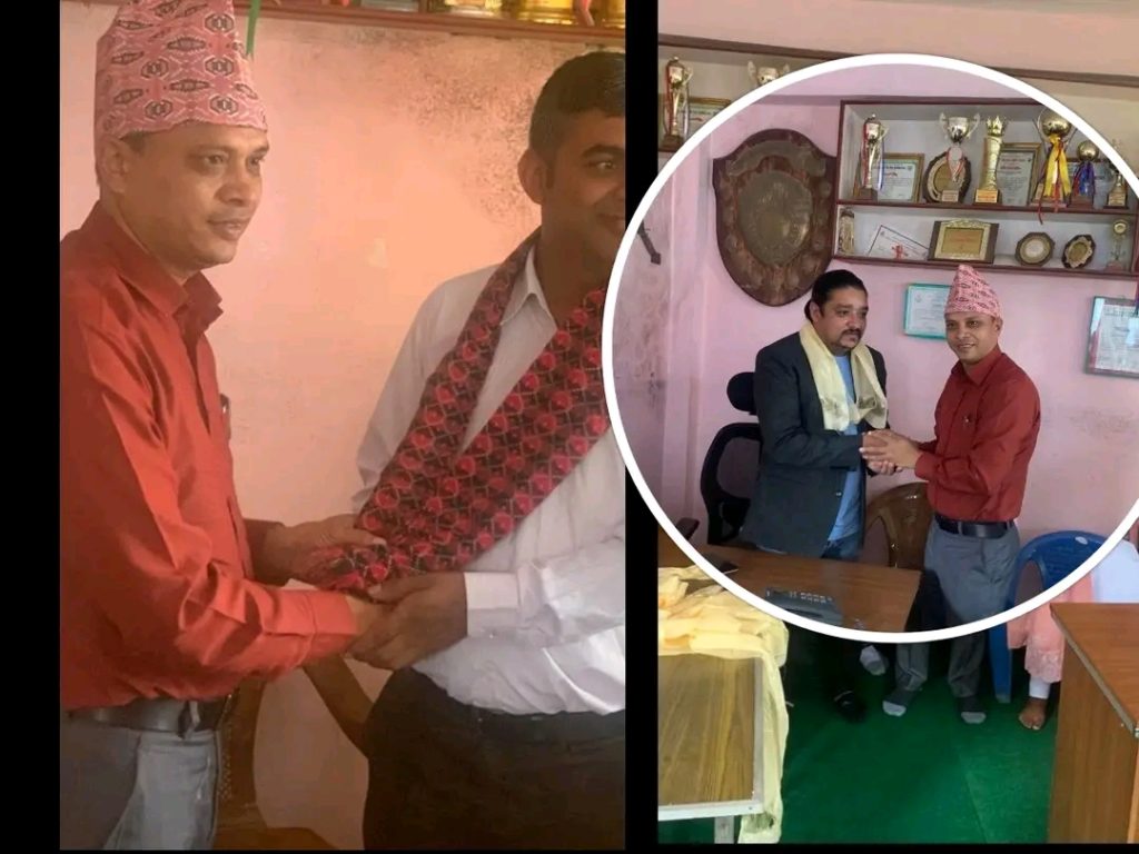 पाल्पा खेलकुद विकास समितिका पदाधीकारीद्धारा पदभार ग्रहण