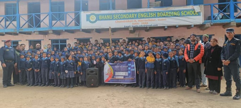 भानु बोर्डिङ स्कुलको आयोजनामा मानव हिंसा समन्धि जनचेतनामूलक कार्यक्रम सम्पन्न